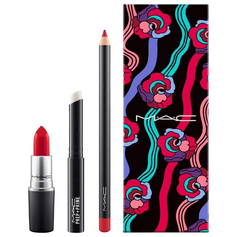 Kit M·A·C Mother’s Day Spring Red Lip (3 Produtos)