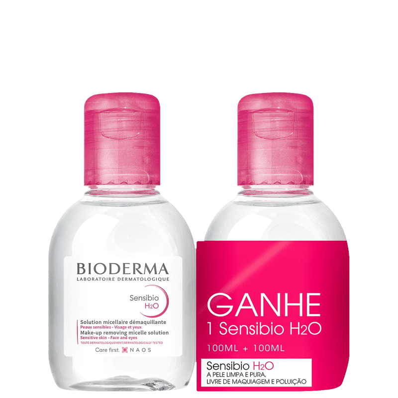 Kit Bioderma Sensibio H2O - Águas Micelares 2X100ml