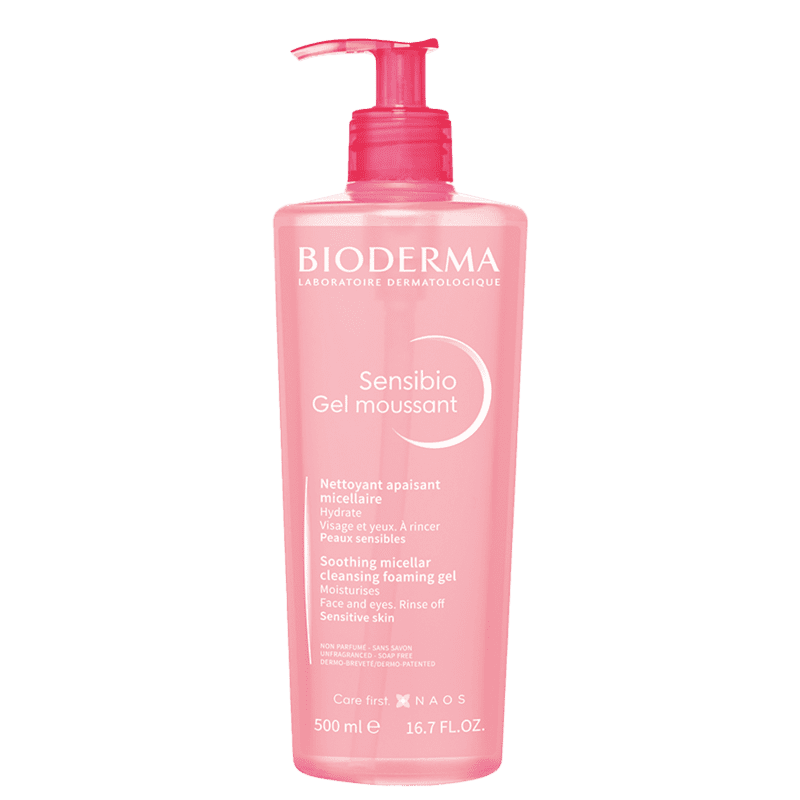 Bioderma Sensibio Calmante e Hidratante Pump - Gel de Limpeza Facial 500ml Menor preço em Bioderma Sensibio Calmante e Hidratante Pump - Gel de Limpeza Facial 500ml