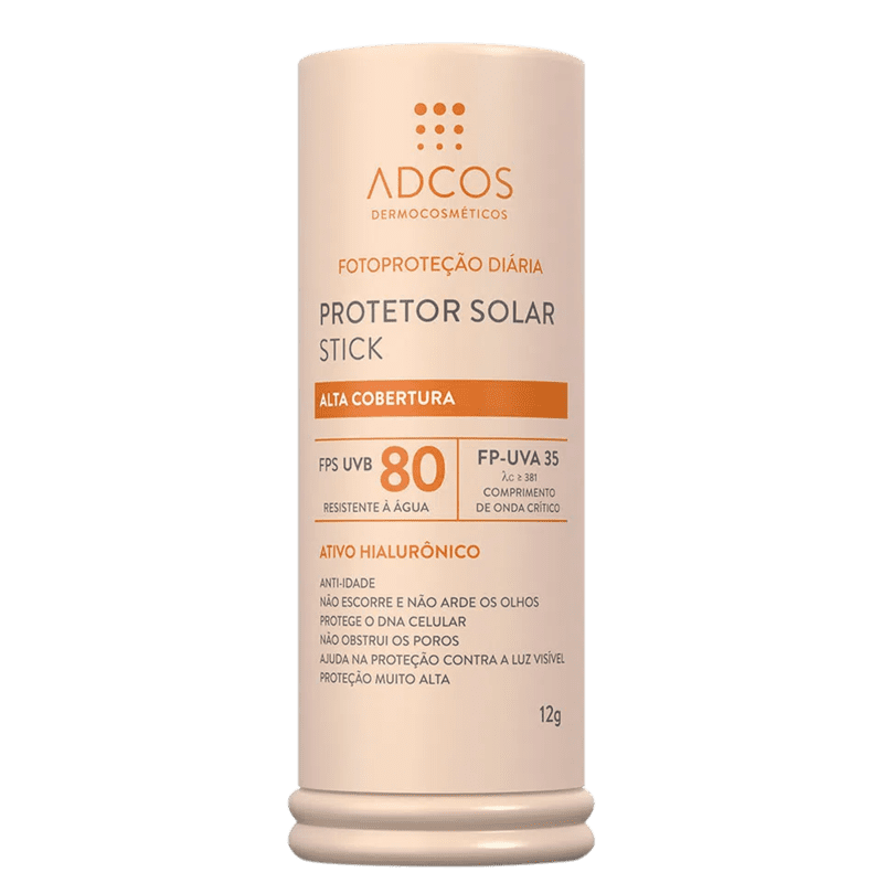 Adcos Stick FPS 80 Bronze - Protetor Solar com Cor 12g