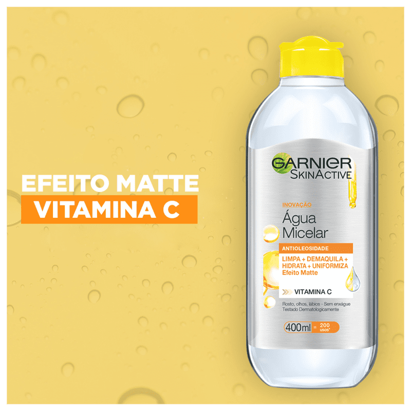 Garnier SkinActive Antioleosidade Vitamina C - Água Micelar 400ml