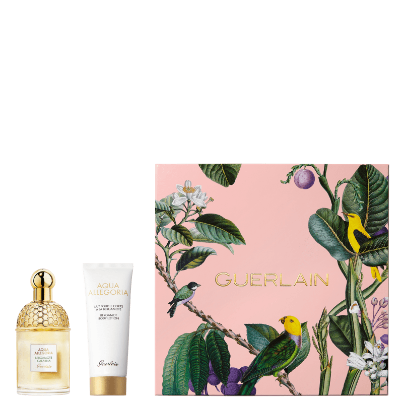 Conjunto Aqua Allegoria Bergamote Calabria Guerlain - Eau de Toilette 75ml + Loção Corporal 75ml