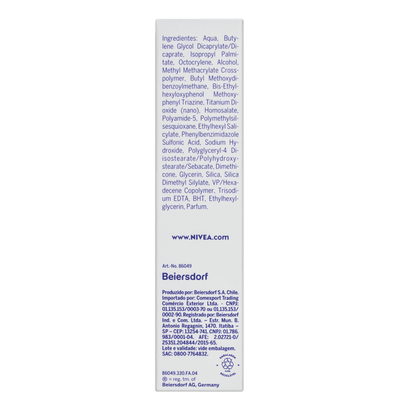 Protetor Solar Facial NIVEA SUN Toque Seco Antissinais FPS60 50ml