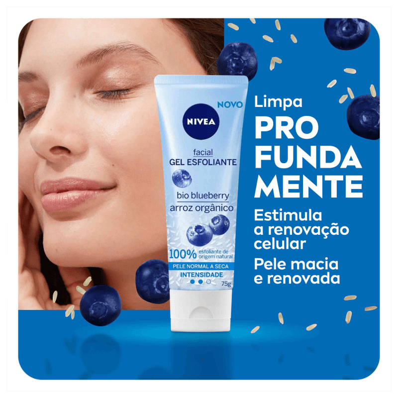 NIVEA Refrescante - Gel Esfoliante Facial 75ml
