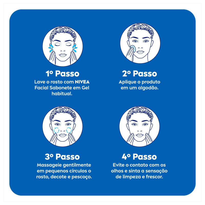 NIVEA 2 em 1 Leite de Limpeza - Tônico Facial 200ml