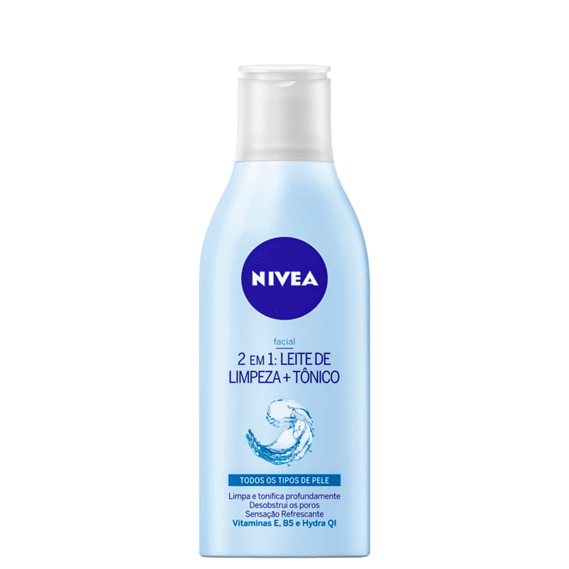 NIVEA 2 em 1 Leite de Limpeza - Tônico Facial 200ml