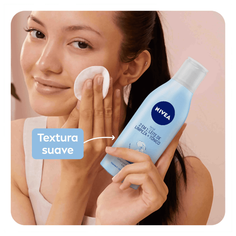 NIVEA 2 em 1 Leite de Limpeza - Tônico Facial 200ml