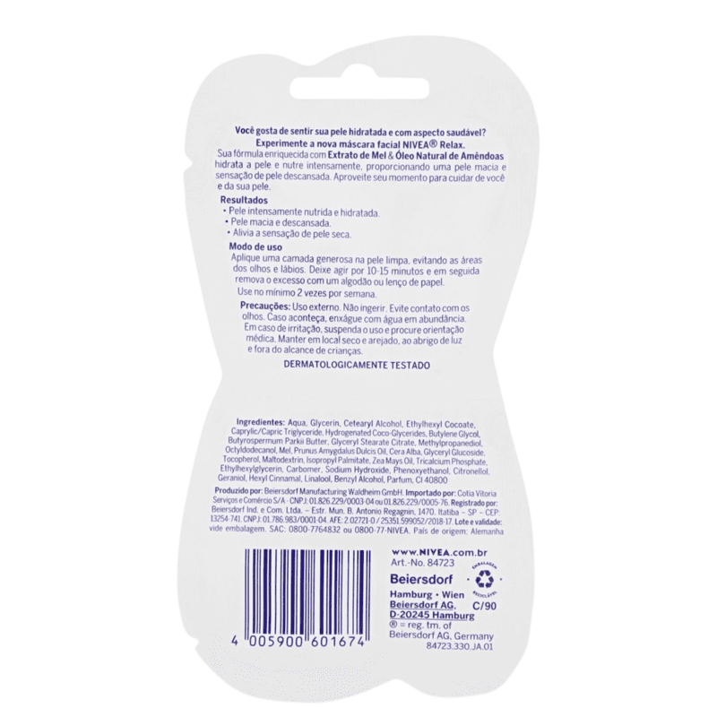 NIVEA Relax - Máscara Facial 15ml