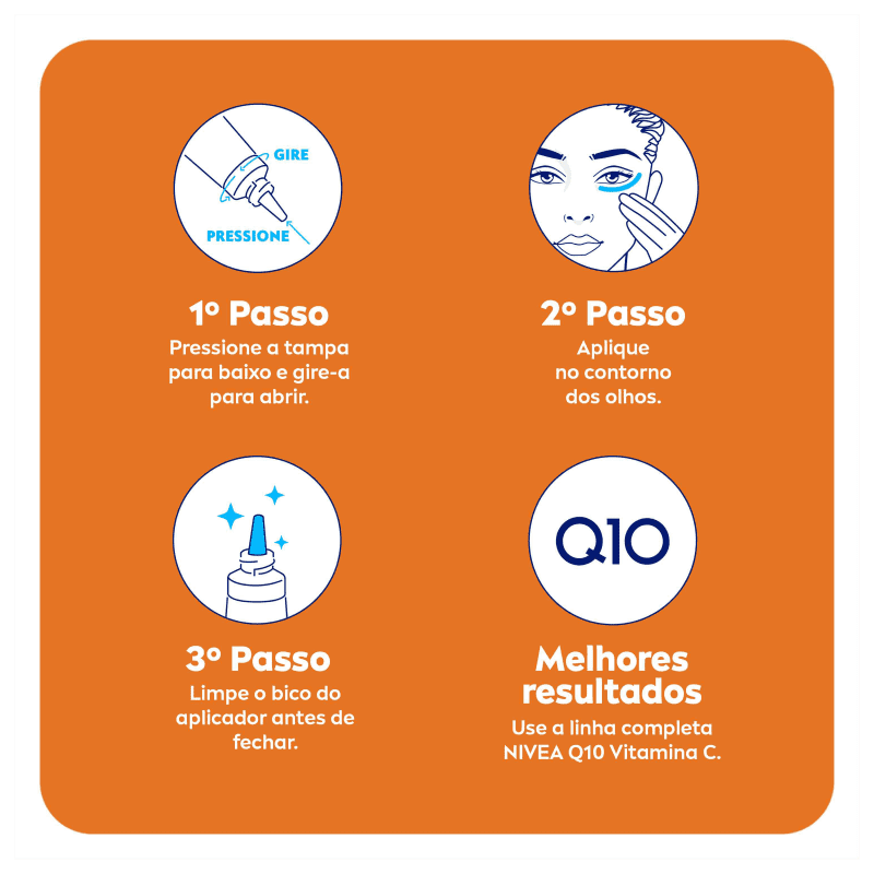 NIVEA Q10 Plus C - Creme Anti-Idade para a Área dos Olhos 15ml