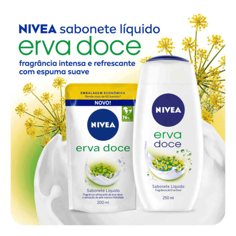 NIVEA Erva Doce - Sabonete Líquido 250ml