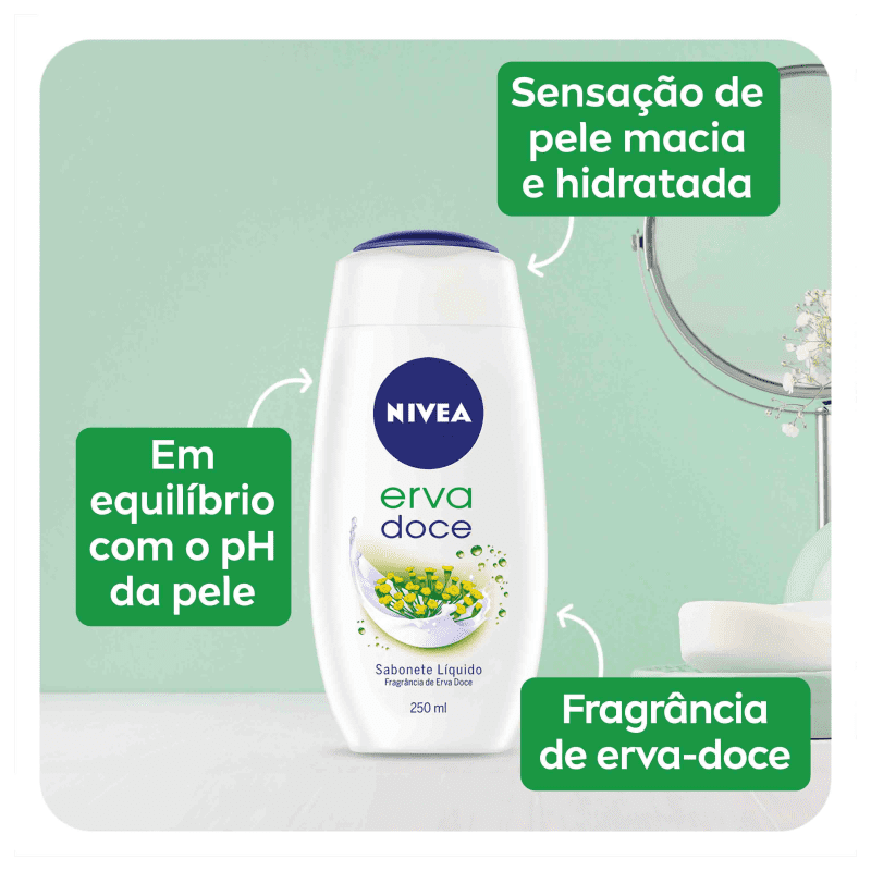 NIVEA Erva Doce - Sabonete Líquido 250ml