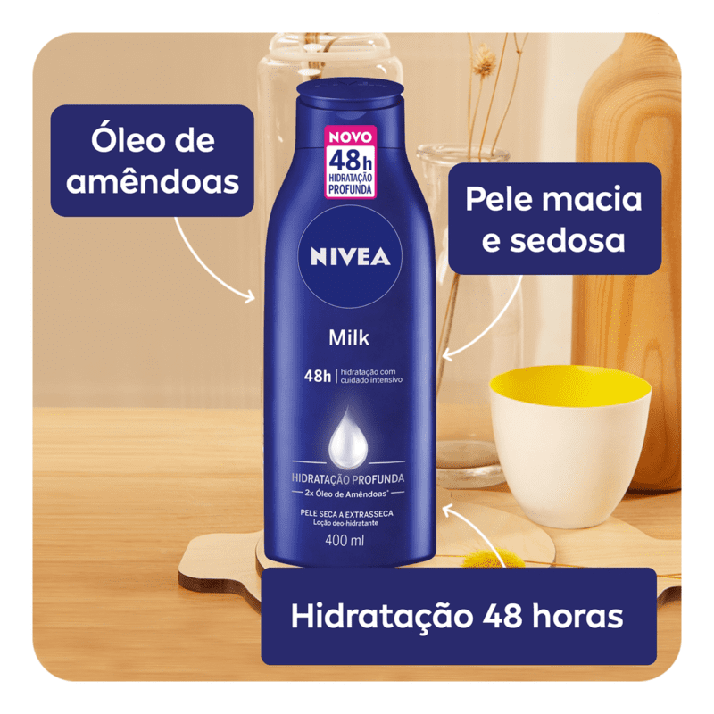 NIVEA Milk - Hidratante Corporal 400ml