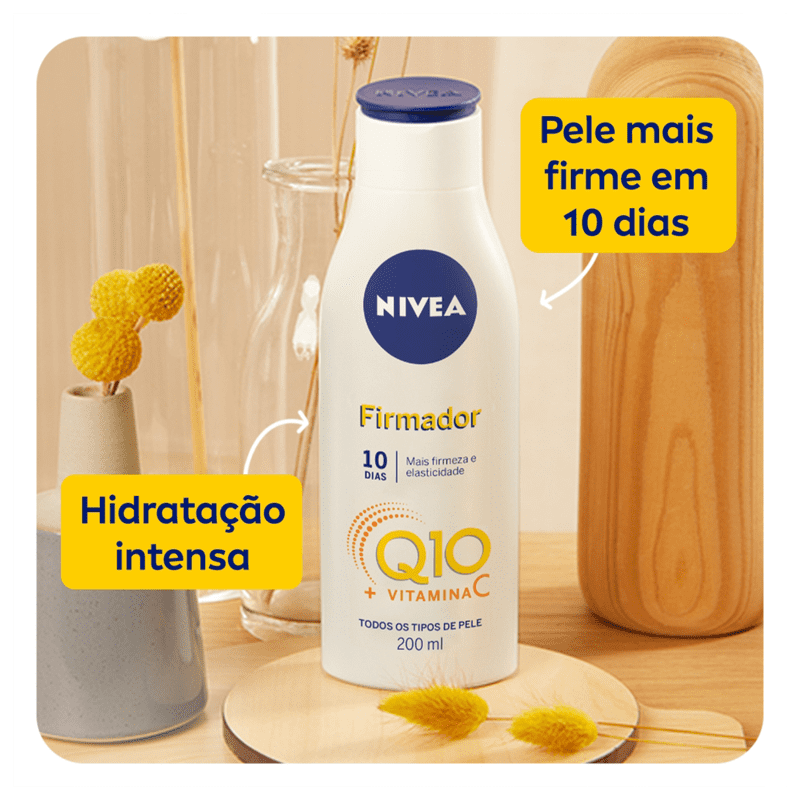 NIVEA Q10 + Vitamina C Todos os Tipos de Pele - Creme Firmador 200ml