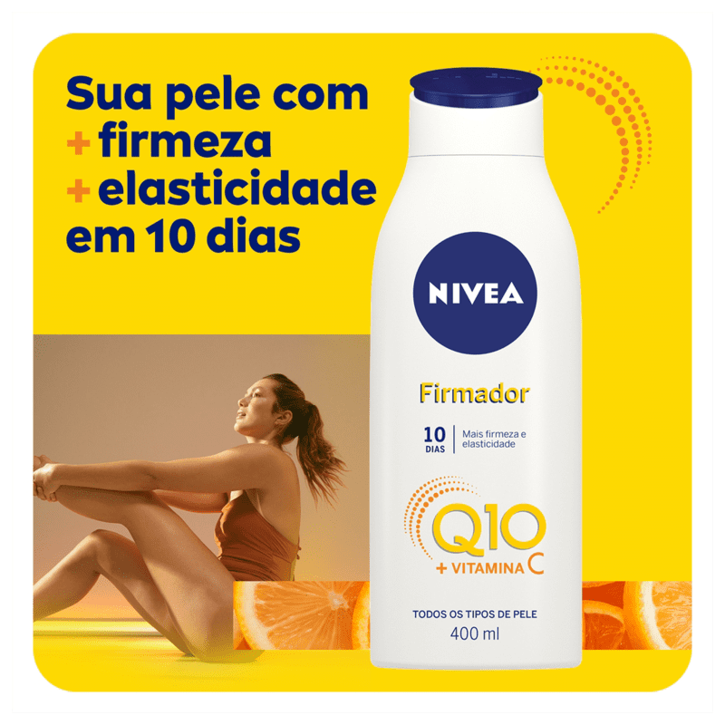 NIVEA Q10 + Vitamina C Todos os Tipos de Pele - Creme Firmador 400ml