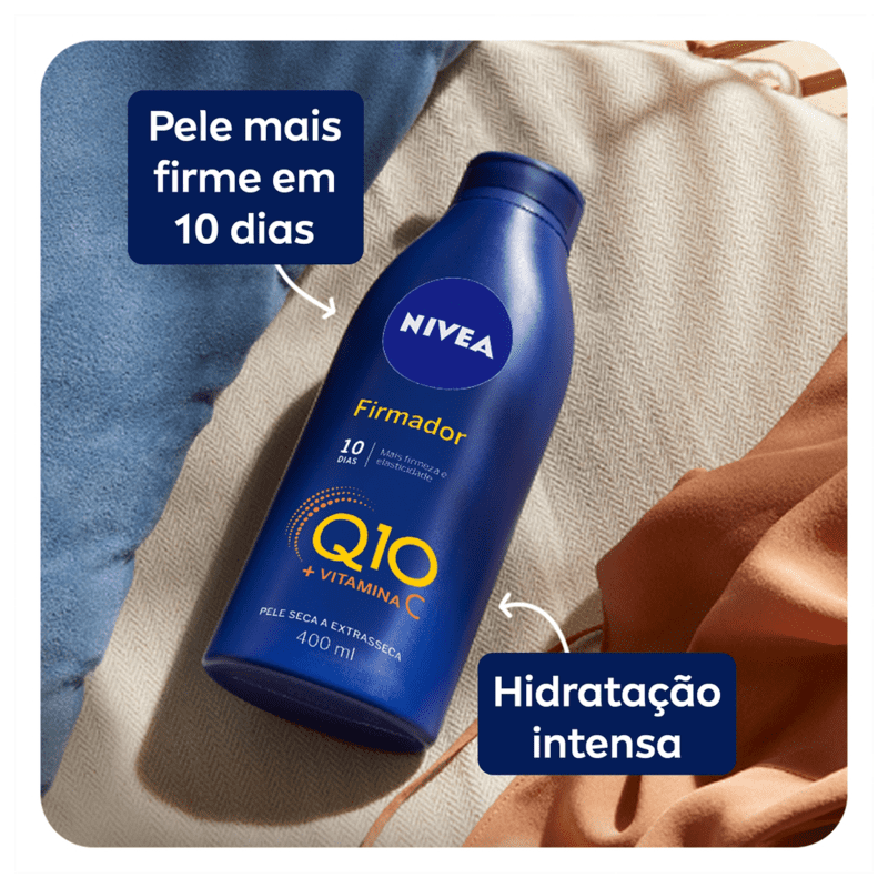 NIVEA Q10 + Vitamina C Pele Seca e Extraseca - Creme Firmador 400ml