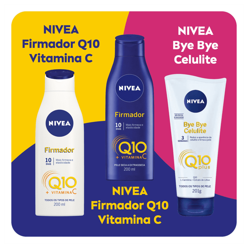 NIVEA Q10 + Vitamina C Pele Seca e Extraseca - Creme Firmador 400ml