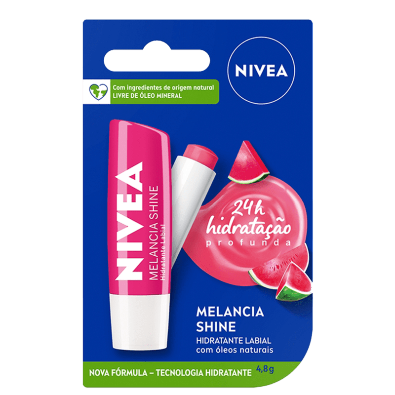 Hidratante Labial Nivea Shine Melancia