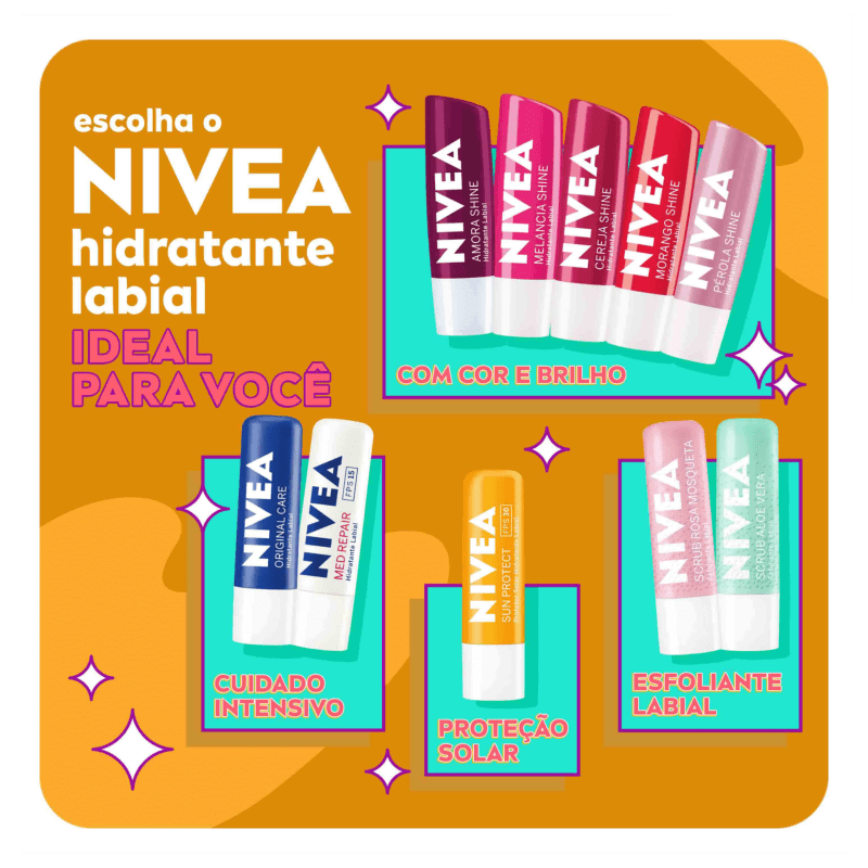 NIVEA Sun Protect FPS 30 - Protetor Labial 4,8g