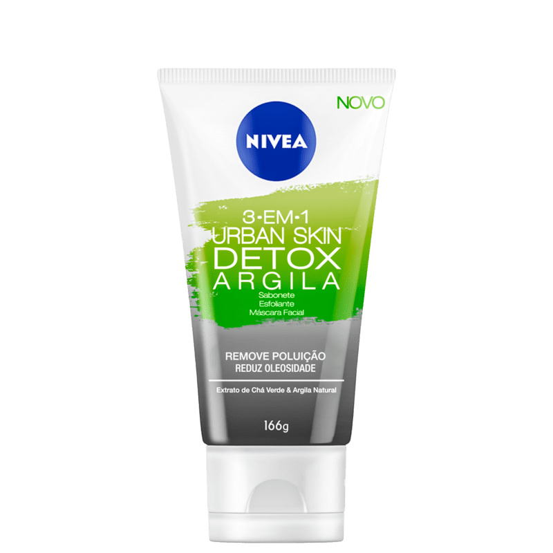 NIVEA Urban Skin Detox Com Argila - Gel de Limpeza Facial 150ml