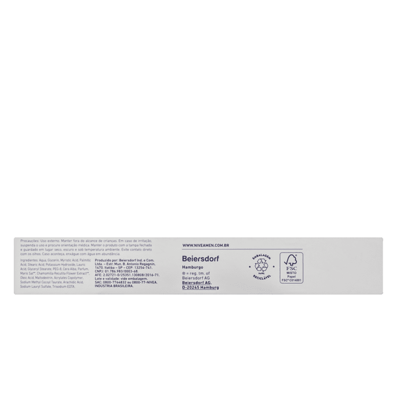 NIVEA Men Sensitive 2 em 1 - Creme de Barbear 65g
