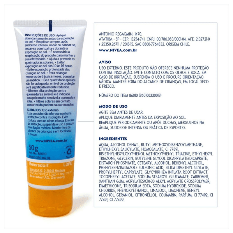 NIVEA SUN Beauty Expert FPS 50 - Protetor Facial com Cor 50g