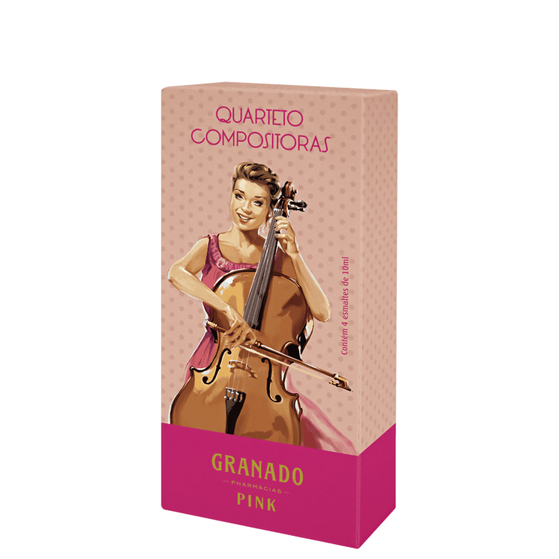 Kit Granado Pink Quarteto Compositoras (4 Unidades)