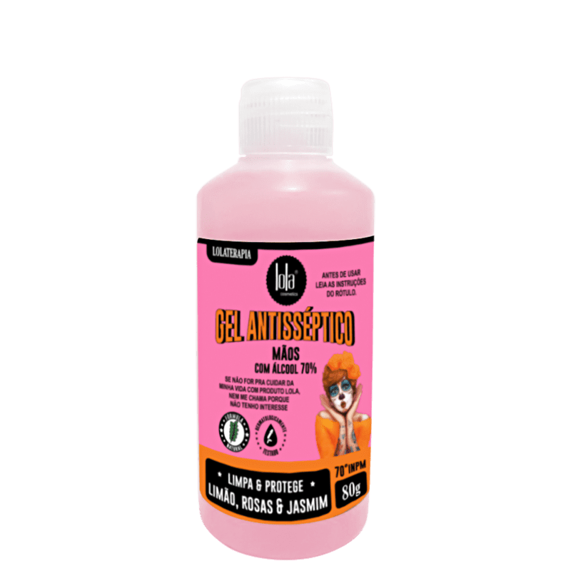 Lola Cosmetics Rosas e Jasmim - Álcool em Gel 80g