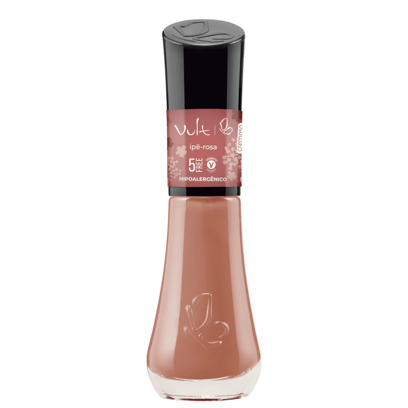 Vult 5Free Cores da Natureza Ipê Rosa - Esmalte Cremoso 8ml