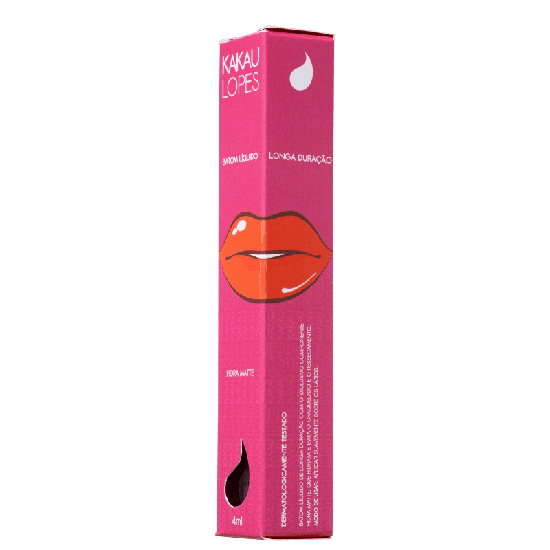 Kakau Lopes Hidra Matte Peace - Batom Líquido 4ml