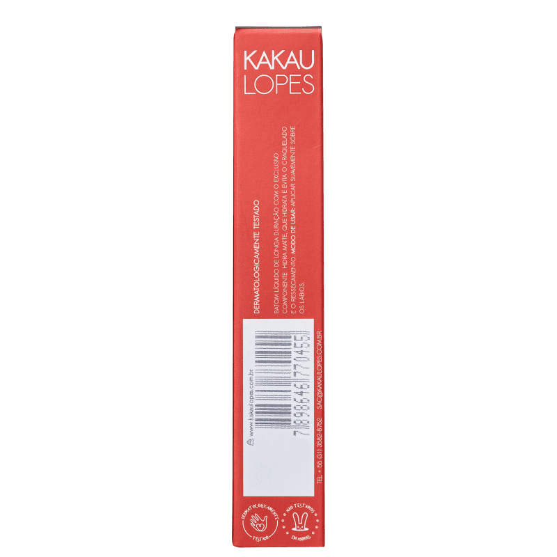 Batom Líquido Kakau Lopes Hidra Matte Sacred 4ml