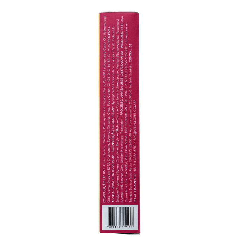 Kakau Lopes Miracle K'Tint e K'Plump Pink - Gloss 2 em 1 1,2ml