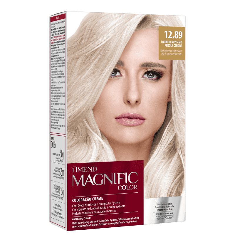 Amend Magnific Color 12.89 Louro Claríssimo Pérola Cendre - Coloração 200g Menor preço em Amend Magnific Color 12.89 Louro Claríssimo Pérola Cendre - Coloração 200g