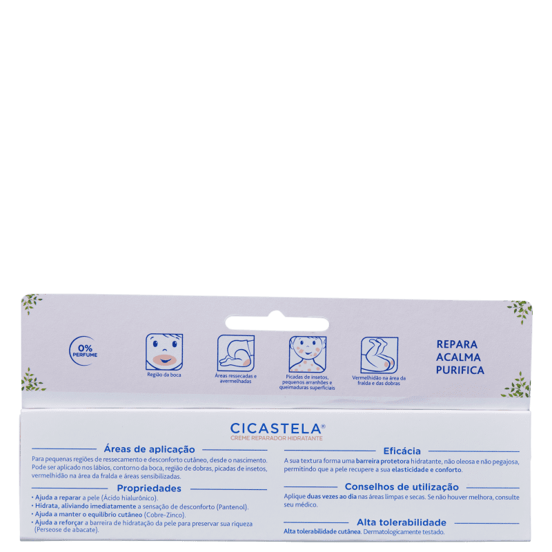 Creme Hidratante Reparador Mustela Cicastela 40ml