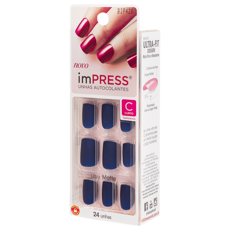 Kiss New York Impress Curta Follow Me - Unhas Postiças 4g Menor preço em Kiss New York Impress Curta Follow Me - Unhas Postiças 4g