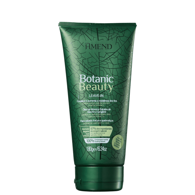 Amend Botanic Beauty Óleo de Monoi e Extratos de Alecrim e Gengibre - Leave-in 180g