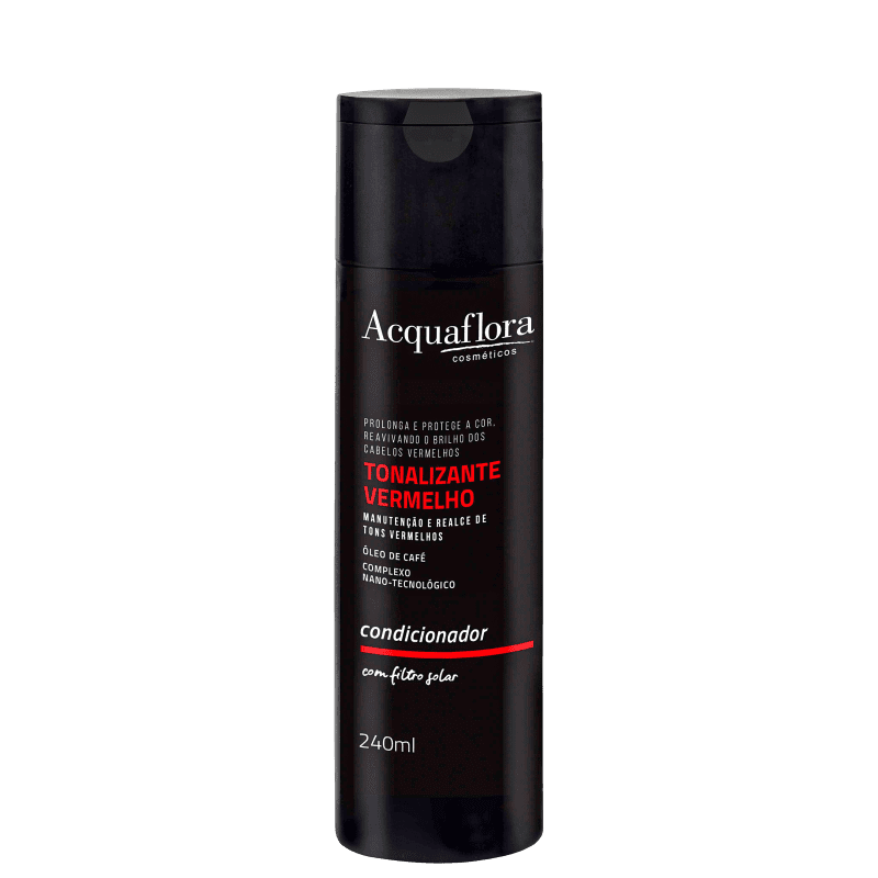 Acquaflora Vermelho - Condicionador Tonalizante 240ml