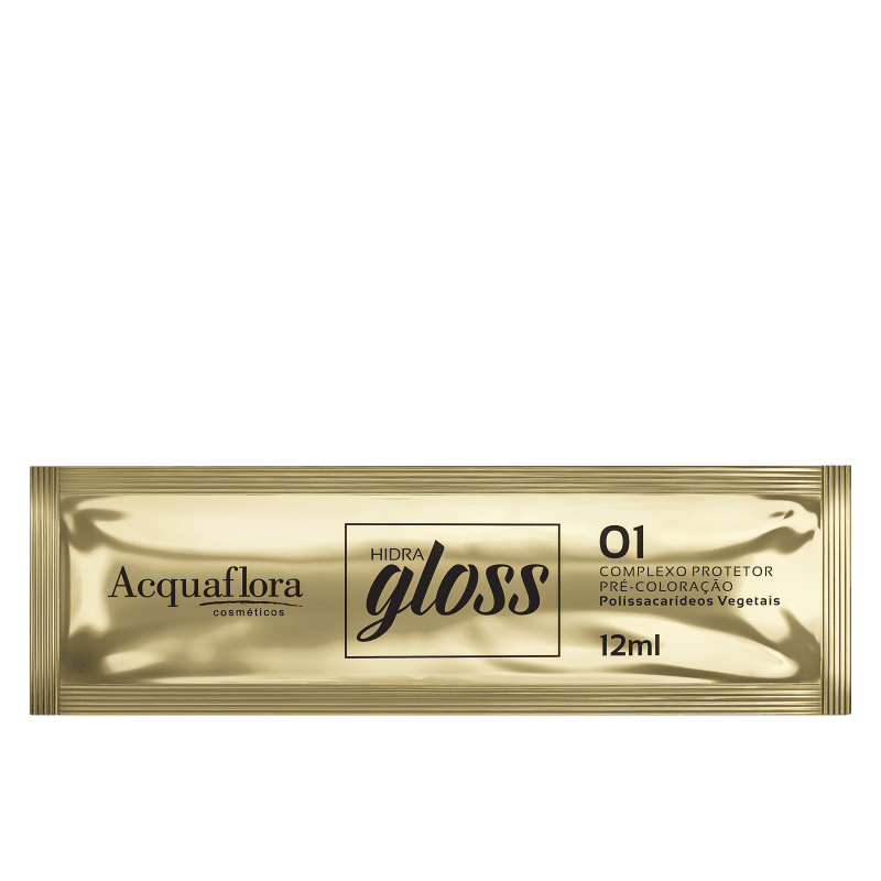 Acquaflora Hidra Gloss 8.4 Louro Claro Acobreado - Coloração Permanente 177g