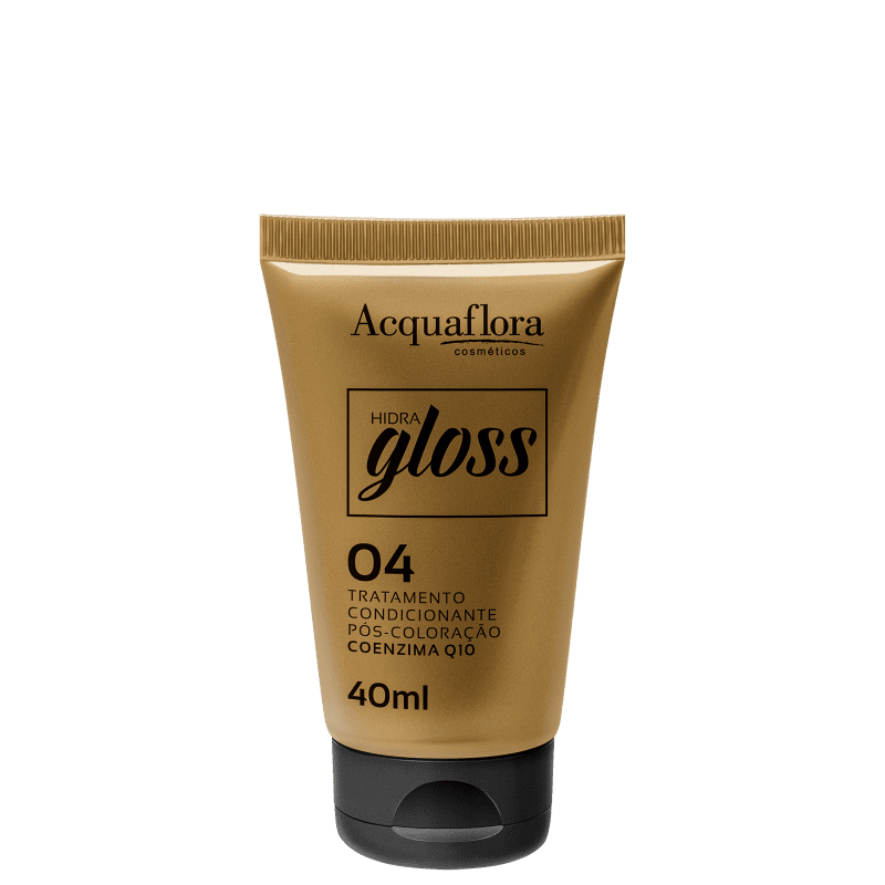 Acquaflora Hidra Gloss 8.4 Louro Claro Acobreado - Coloração Permanente 177g