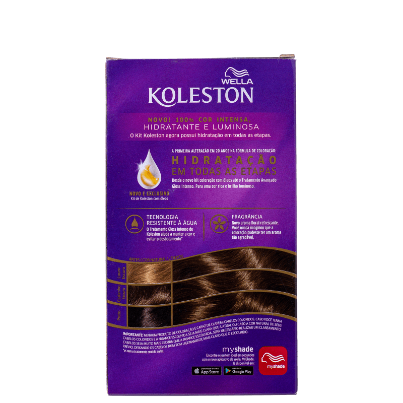 Koleston 30 Castanho Escuro - Coloração Permanente