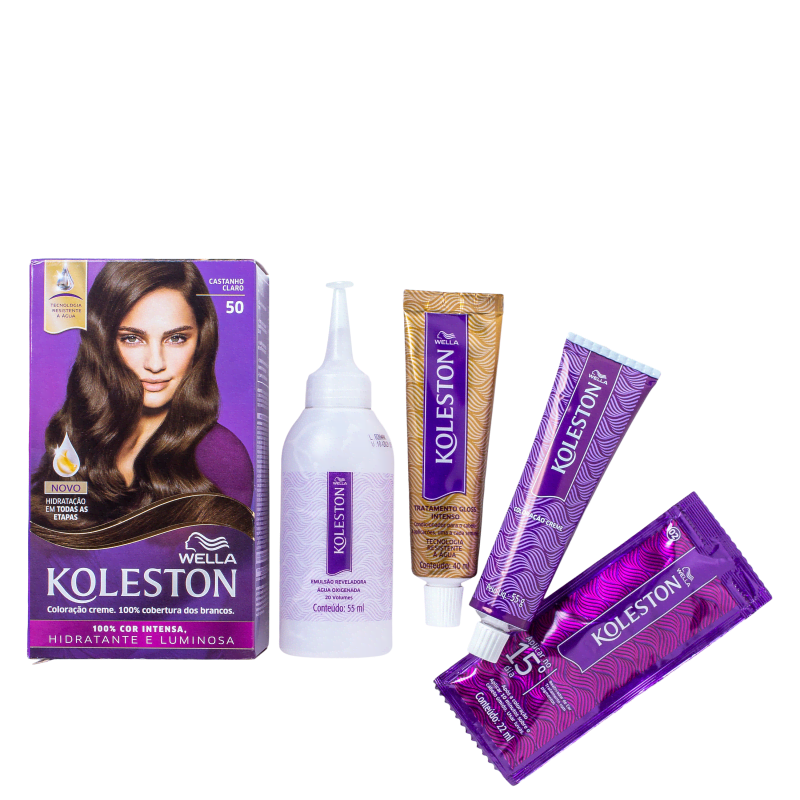 Koleston 50 Castanho Claro - Coloração Permanente