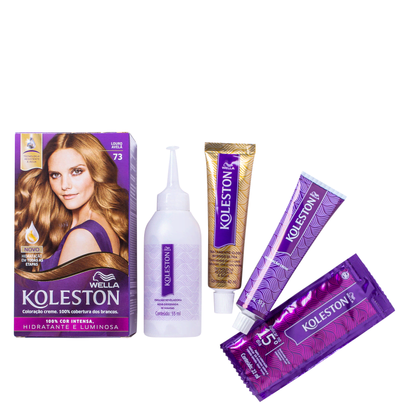 Koleston 73 Louro Avelã - Coloração Permanente
