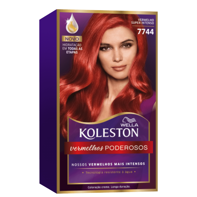 Koleston 7744 Vermelho Super Intenso - Coloração Permanente