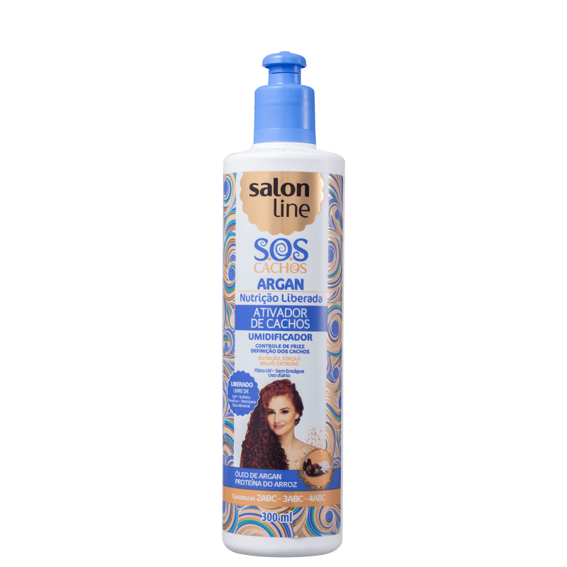 Ativador De Cachos Salon Line Sos Argan Beleza Na Web