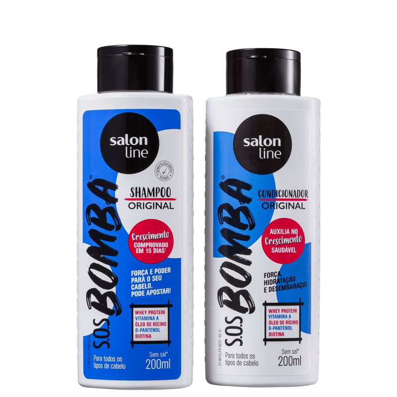 Kit Salon Line S.O.S Cachos Bomba Especial (2 Produtos)