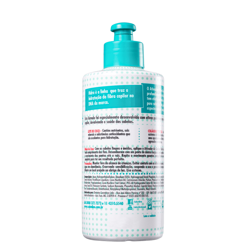 Creme para Pentear Salon Line Hidra Hidratação Intensa 300ml - Beauty  Pharma Cosméticos Ltda