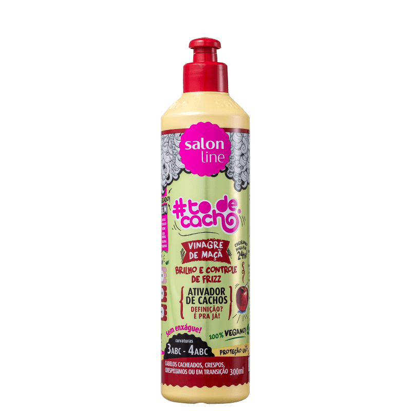 Salon Line #Todecacho Vinagre de Maçã - Ativador de Cachos 300ml Menor preço em Salon Line #Todecacho Vinagre de Maçã - Ativador de Cachos 300ml