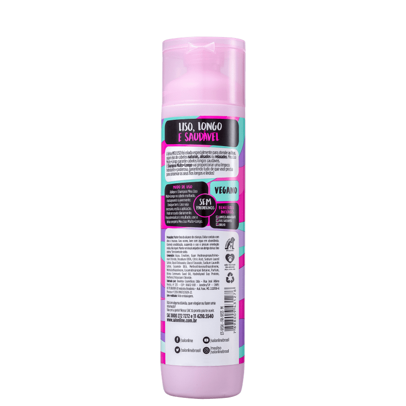 Salon Line Meu Liso Muito+Longo - Shampoo 300ml