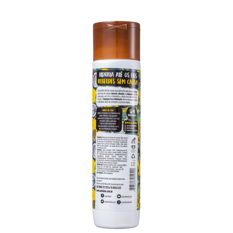 Shampoo Salon Line Meu Liso Coco Beleza Na Web