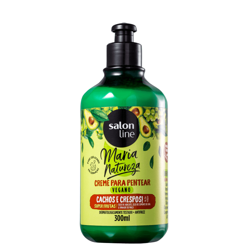 Salon Line Maria Natureza Super Frutas Cachos e Crespos - Creme de Pentear 300ml