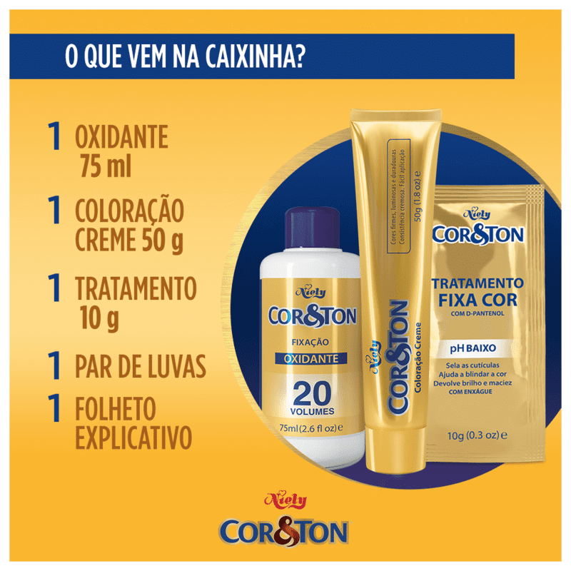 Niely Cosméticos Cor & Ton 3.66 Violine - Coloração Permanente